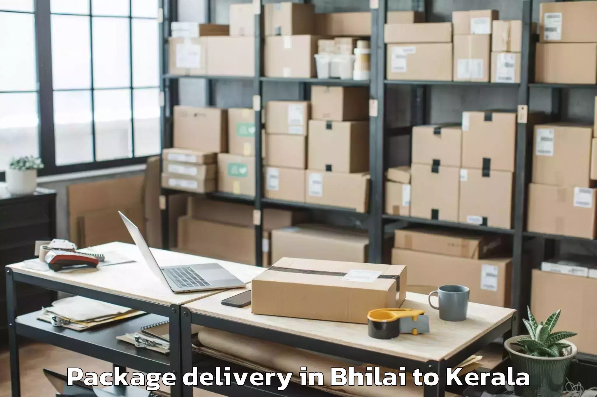 Hassle-Free Bhilai to Iringal Package Delivery